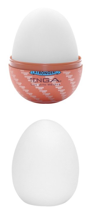 Masturbator jednorazowy beżowy Egg Spiral Tenga
