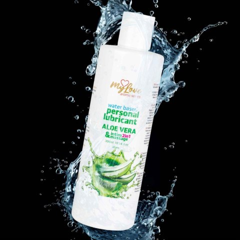 Żel Intymny I Do Masażu 2w1 Aroma Series Aloe Vera Aloesowy 300 Ml - MyLove