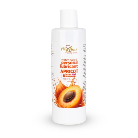 Żel Intymny I Do Masażu 2w1 Aroma Series Apricot Morelowy 300 Ml - MyLove