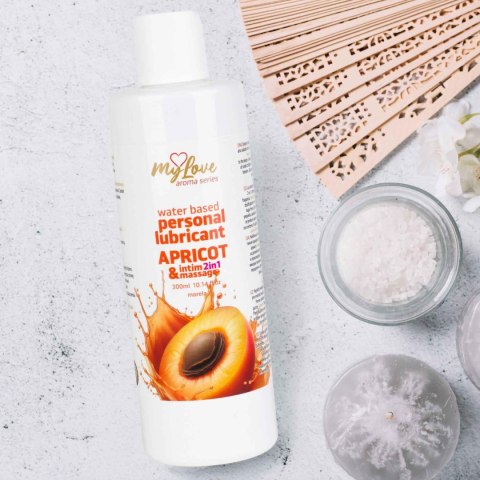 Żel Intymny I Do Masażu 2w1 Aroma Series Apricot Morelowy 300 Ml - MyLove