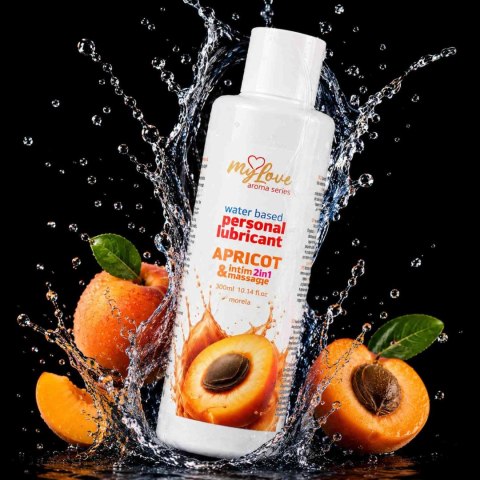 Żel Intymny I Do Masażu 2w1 Aroma Series Apricot Morelowy 300 Ml - MyLove