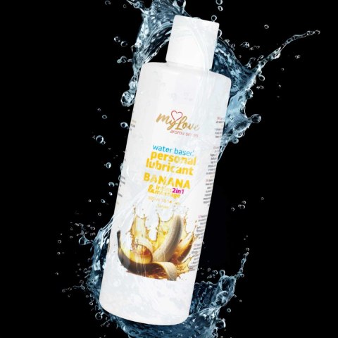 Żel Intymny I Do Masażu 2w1 Aroma Series Banana Bananowy 300 Ml - MyLove