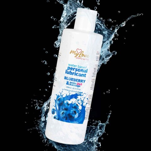 Żel Intymny I Do Masażu 2w1 Aroma Series Blueberry Jagodowy 300 Ml - MyLove