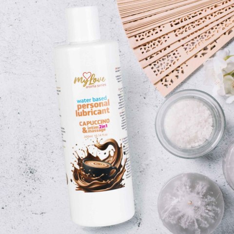 Żel Intymny I Do Masażu 2w1 Aroma Series Cappuccino 300 Ml - MyLove