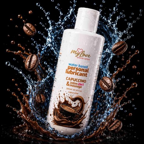Żel Intymny I Do Masażu 2w1 Aroma Series Cappuccino 300 Ml - MyLove