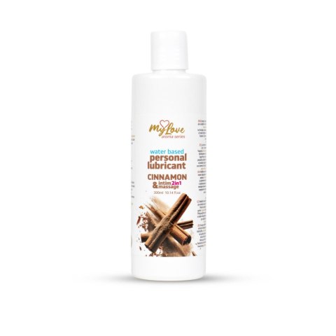 Żel Intymny I Do Masażu 2w1 Aroma Series Cinnamon Cynamonowy 300 Ml - MyLove