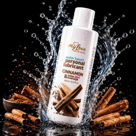 Żel Intymny I Do Masażu 2w1 Aroma Series Cinnamon Cynamonowy 300 Ml - MyLove