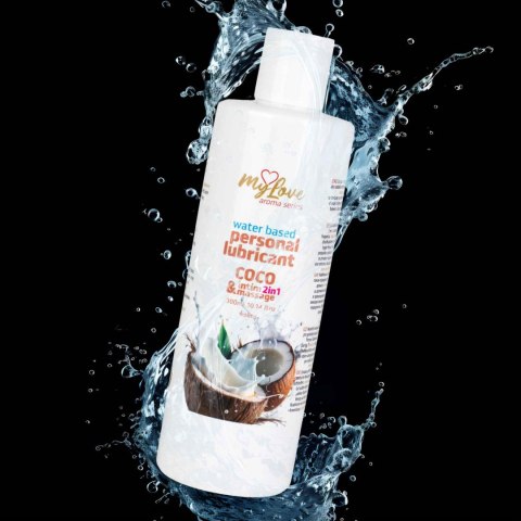 Żel Intymny I Do Masażu 2w1 Aroma Series Coco Kokosowy 300 Ml - MyLove