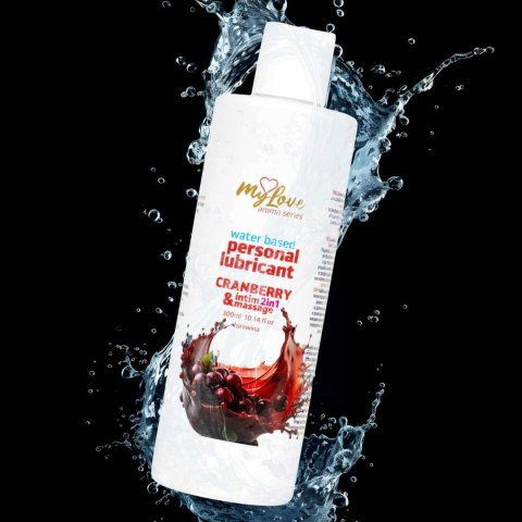 Żel Intymny I Do Masażu 2w1 Aroma Series Cranberry Żurawinowy 300 Ml - MyLove