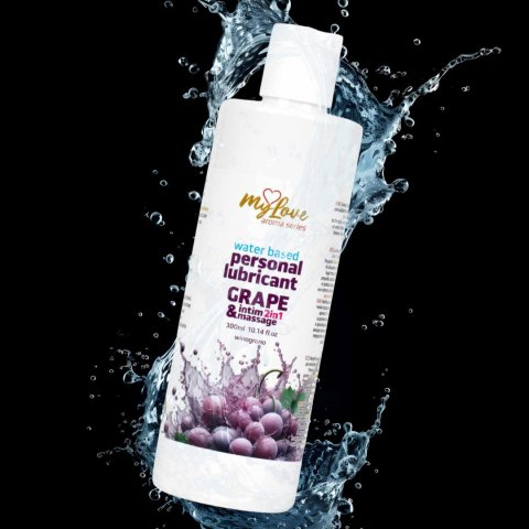 Żel Intymny I Do Masażu 2w1 Aroma Series Grape Winogronowy 300 Ml - MyLove