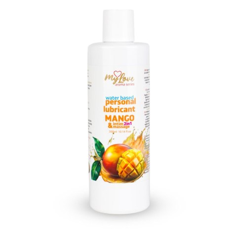 Żel Intymny I Do Masażu 2w1 Aroma Series Mango 300 Ml - MyLove