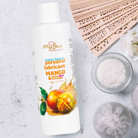 Żel Intymny I Do Masażu 2w1 Aroma Series Mango 300 Ml - MyLove