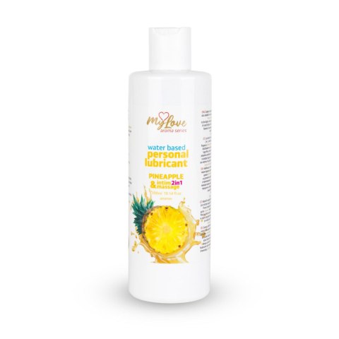 Żel Intymny I Do Masażu 2w1 Aroma Series Pineapple Ananasowy 300 Ml - MyLove