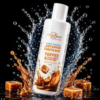 Żel Intymny I Do Masażu 2w1 Aroma Series Toffi 300 Ml - MyLove