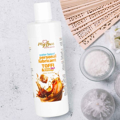Żel Intymny I Do Masażu 2w1 Aroma Series Toffi 300 Ml - MyLove