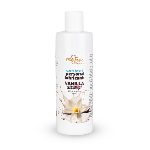 Żel Intymny I Do Masażu 2w1 Aroma Series Vanilla Waniliowy 300 Ml - MyLove