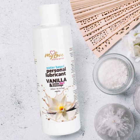 Żel Intymny I Do Masażu 2w1 Aroma Series Vanilla Waniliowy 300 Ml - MyLove