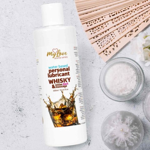 Żel Intymny I Do Masażu 2w1 Aroma Series Whisky 300 Ml - MyLove