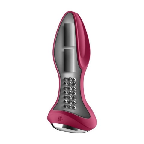 Korek analny wiśnia Rotator Plug 2 Connect App Satisfyer
