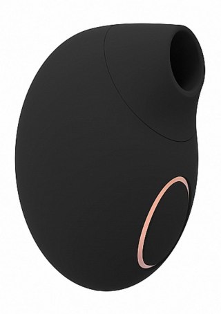 Stymulator Wodoodporny Silikonowy USB 10 Trybów Magnetyczne Ładowanie 60 Minut Pracy Producent , Czarny-Seductive