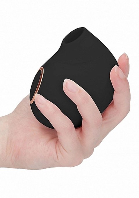 Stymulator Wodoodporny Silikonowy USB 10 Trybów Magnetyczne Ładowanie 60 Minut Pracy Producent , Czarny-Seductive