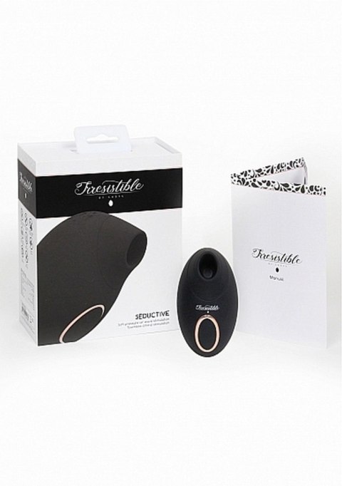 Stymulator Wodoodporny Silikonowy USB 10 Trybów Magnetyczne Ładowanie 60 Minut Pracy Producent , Czarny-Seductive