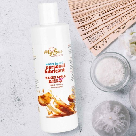 Żel Intymny I Do Masażu 2w1 Aroma Series Baked Apple Pieczone Jabłko 300 Ml - MyLove