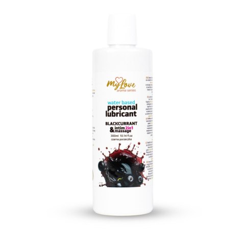 Żel Intymny I Do Masażu 2w1 Aroma Series Blackcurrant Czarna Porzeczka 300 Ml - MyLove