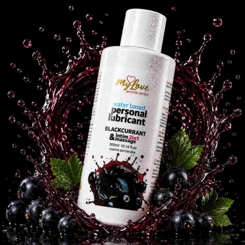 Żel Intymny I Do Masażu 2w1 Aroma Series Blackcurrant Czarna Porzeczka 300 Ml - MyLove