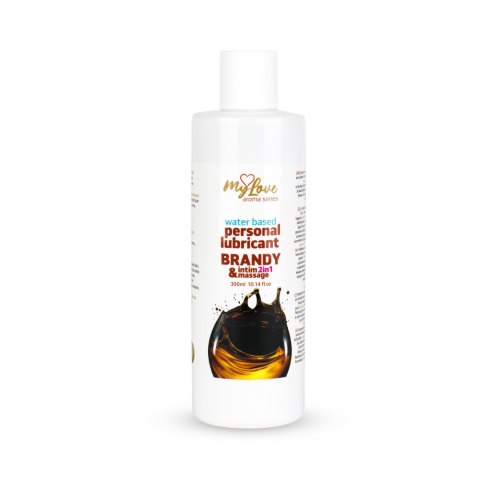 Żel Intymny I Do Masażu 2w1 Aroma Series Brandy 300 Ml - MyLove