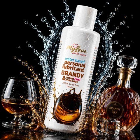 Żel Intymny I Do Masażu 2w1 Aroma Series Brandy 300 Ml - MyLove