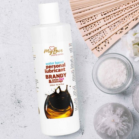 Żel Intymny I Do Masażu 2w1 Aroma Series Brandy 300 Ml - MyLove