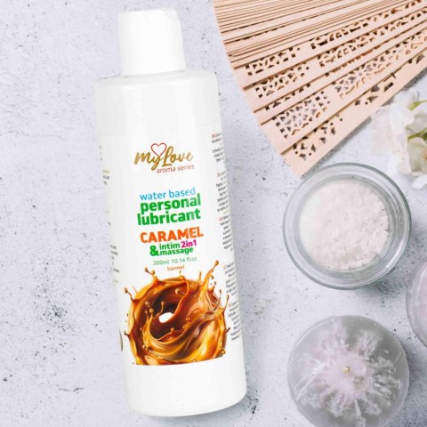 Żel Intymny I Do Masażu 2w1 Aroma Series Caramel Karmelowy 300 Ml - MyLove