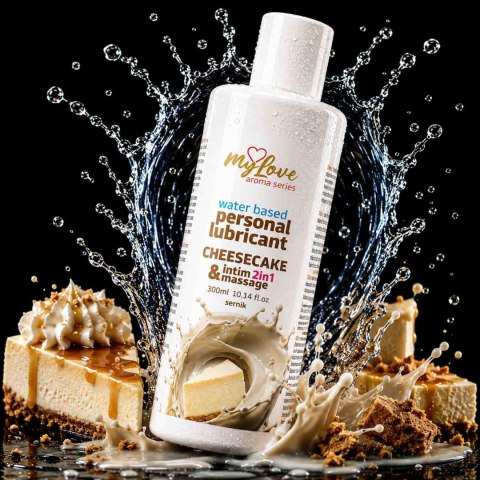 Żel Intymny I Do Masażu 2w1 Aroma Series Cheesecake Sernikowy 300 Ml - MyLove