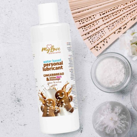 Żel Intymny I Do Masażu 2w1 Aroma Series Gingerbread Piernikowy 300 Ml - MyLove