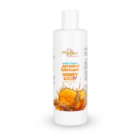 Żel Intymny I Do Masażu 2w1 Aroma Series Honey Miodowy 300 Ml - MyLove