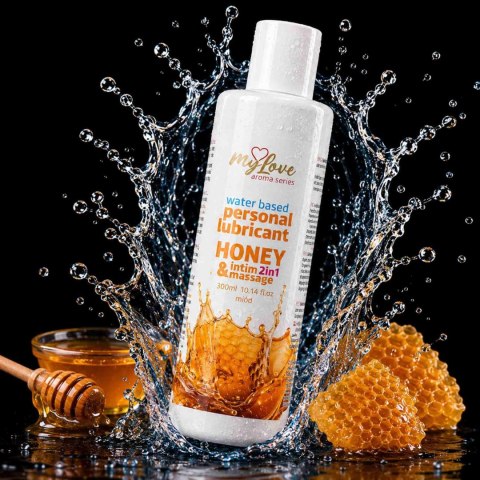 Żel Intymny I Do Masażu 2w1 Aroma Series Honey Miodowy 300 Ml - MyLove