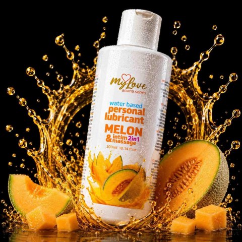 Żel Intymny I Do Masażu 2w1 Aroma Series Melon Melonowy 300 Ml - MyLove