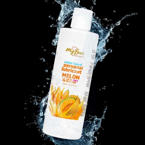 Żel Intymny I Do Masażu 2w1 Aroma Series Melon Melonowy 300 Ml - MyLove