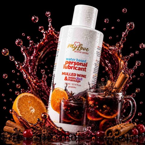 Żel Intymny I Do Masażu 2w1 Aroma Series Mulled Wine Grzane Wino 300 Ml - MyLove
