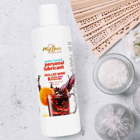 Żel Intymny I Do Masażu 2w1 Aroma Series Mulled Wine Grzane Wino 300 Ml - MyLove