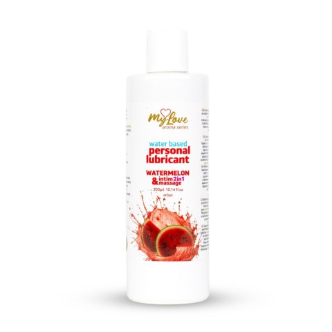 Żel Intymny I Do Masażu 2w1 Aroma Series Watermelon Arbuzowy 300 Ml - MyLove