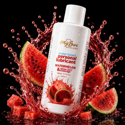 Żel Intymny I Do Masażu 2w1 Aroma Series Watermelon Arbuzowy 300 Ml - MyLove
