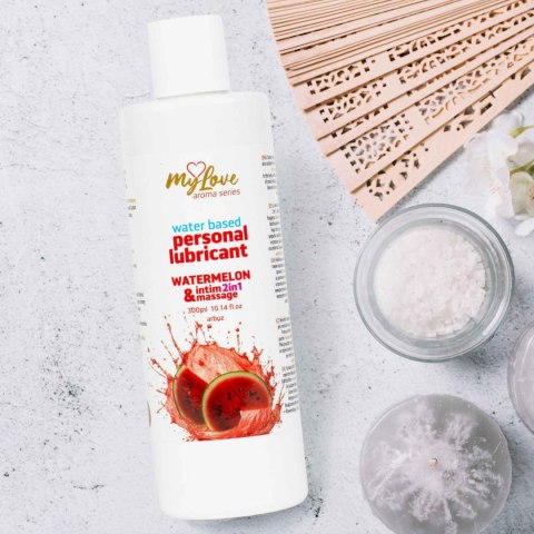 Żel Intymny I Do Masażu 2w1 Aroma Series Watermelon Arbuzowy 300 Ml - MyLove