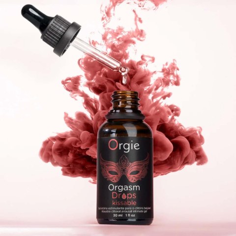 Krople uwrażliwiające łechtaczkę ORGASM DROPS KISSABLE 30ml ORGIE