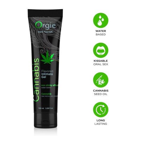 Lubrykant na bazie konopnej Cannabis LubeTube 100ml ORGIE