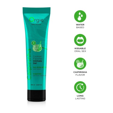 Lubrykant smakowy Lube Tube Cocktail Caipirinha 100ml ORGIE