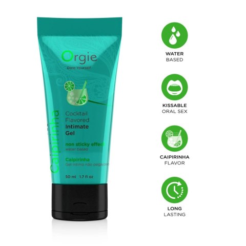 Lubrykant smakowy Lube Tube Cocktail Caipirinha 50ml ORGIE