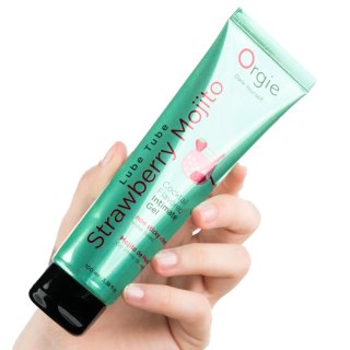 Lubrykant smakowy truskawkowe mojito Lube Tube Cocktail Strawberry Mojito 100ml ORGIE