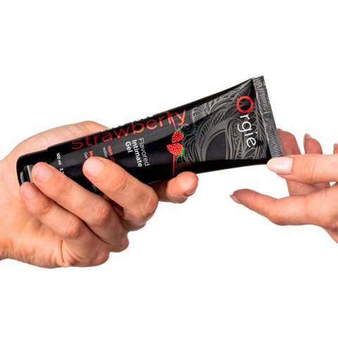 Lubrykant wodny truskawka Flavored Intimate Gel Strawberry 100ml ORGIE